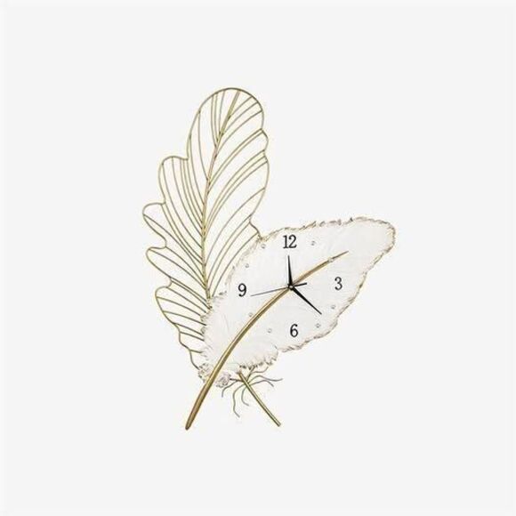 Nylah Silent Feather Design Wall Clock - Picture 7 of 7